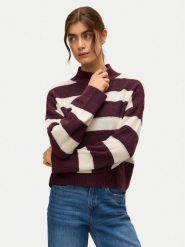 Vero Moda Sweter Inez 10331538 Fioletowy Regular Fit. Fioletowe swetry klasyczne damskie Vero Moda, l, z syntetyku, bez kołnierzyka. Za 159.99 zł.