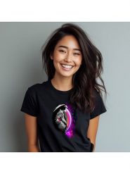 WOOOP Koszulka "Infinity" w kolorze czarnym rozmiar: S. Czarne bluzki damskie Wooop, s, bez wzorów, bez kołnierzyka, bez ramiączek. Za 56.99 zł.