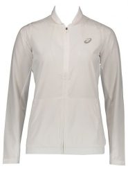 Asics Kurtka funkcyjna w kolorze białym rozmiar: S. Białe kurtki sportowe damskie Asics, s, bez wzorów, z materiału, bez kaptura. Za 57.20 zł.