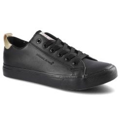 Czarne Trampki Cross Jeans Damskie Modne Półbuty. Czarne trampki damskie Cross Jeans, bez wzorów, z jeansu, bez zapięcia. Za 99.00 zł.