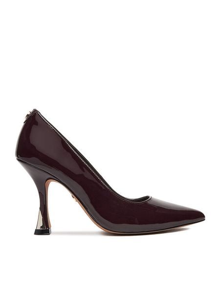 Nine West Szpilki CEO-AMANI-01 Bordowy. Czerwone szpilki damskie Nine West, bez wzorów, z materiału, bez obcasa, na szpilce, bez zapięcia. Za 249.99 zł.