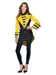 Amscan Płaszcz kostiumowy "Bee" w kolorze żółto-czarnym rozmiar: L. Czarne płaszcze damskie AMSCAN, l, z aplikacjami, bez kaptura. Za 144.58 zł.