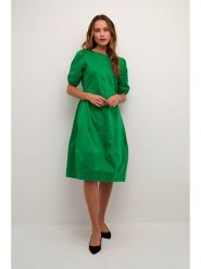 CULTURE Sukienka w kolorze zielonym rozmiar: L. Zielone sukienki damskie Culture, bez wzorów, bez ramiączek. Za 124.95 zł.