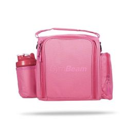 Torba na jedzenie GymBeam FIT Prep Pink. Czerwone torby sportowe GYMBEAM, bez wzorów, z materiału. Za 170.90 zł.