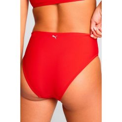 Dół od bikini z wysokim stanem, czerwony. Czerwone bikini Puma, bez wzorów. Za 151.99 zł.