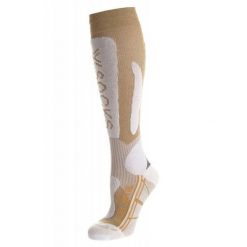 Skarpety narciarskie damskie X-Socks Ski Metal białe. Białe skarpetki damskie X Socks, bez wzorów, z elastanu. Za 70.49 zł.