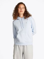 TOMMY JEANS Bluza w kolorze błękitnym rozmiar: S. Niebieskie bluzy damskie Tommy Jeans, s, bez wzorów, z jeansu, z kapturem. Za 166.88 zł.
