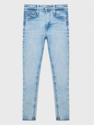 Pepe Jeans Jeansy Pixlette High PG201542PE2 Błękitny Skinny Fit. Niebieskie jeansy dziewczęce Pepe Jeans, bez wzorów, z bawełny. Za 279.99 zł.