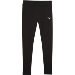 Legginsy damskie Puma Ess. Czarne legginsy sportowe damskie Puma, bez wzorów, na jogę i pilates. Za 190.00 zł.