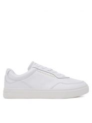 Tommy Hilfiger Sneakersy Casual Cupsole FW0FW08689 Biały. Białe obuwie sportowe damskie Tommy Hilfiger, ze skóry, bez zapięcia. Za 259.99 zł.