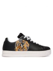 Versace Jeans Couture Sneakersy 80VA3SK3 ZPB73 899 Czarny. Czarne obuwie sportowe damskie Versace Jeans Couture, z jeansu, bez zapięcia. Za 1,029.00 zł.