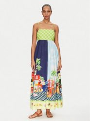 Seafolly Sukienka letnia Cuba 55439-DR Kolorowy Relaxed Fit. Sukienki damskie Seafolly, bez wzorów, z wiskozy, bez ramiączek. Za 489.99 zł.