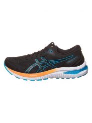 Asics Buty "Gloryify 5" w kolorze czarnym ze wzorem do biegania rozmiar: 39. Czarne obuwie sportowe damskie Asics, do biegania. Za 346.99 zł.