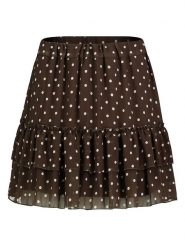 Sublevel Spódnica w kolorze ciemnobrązowym rozmiar: S/M. Brązowe spódnice damskie Sublevel, m, bez wzorów, mini. Za 82.99 zł.