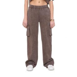 Spodnie dresowe z bawełna na co dzień na siłownię. Czarne spodnie dresowe damskie LEONE 1947 APPAREL, bez wzorów, z bawełny. W wyprzedaży za 164.19 zł.