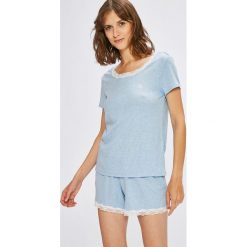 Lauren Ralph Lauren - Piżama. Szare piżamy damskie Lauren Ralph Lauren, z bawełny. W wyprzedaży za 269.90 zł.