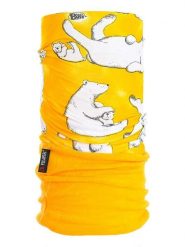 Buff Szal-koło w kolorze żółtym - 63 x 22 cm rozmiar: onesize. Żółte szaliki damskie Buff, bez wzorów, z materiału. Za 48.45 zł.