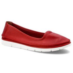 Czerwone Damskie Mokasyny Maciejka Wygodne Skórzane Buty. Czerwone mokasyny damskie Maciejka, na wiosnę, ze skóry, bez obcasa. Za 149.00 zł.