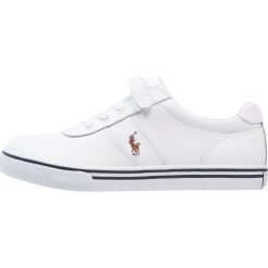 Polo Ralph Lauren HANFORD Tenisówki i Trampki white. Białe buty sportowe chłopięce Polo Ralph Lauren, z materiału. Za 379.00 zł.