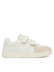 Calvin Klein Jeans Sneakersy Low Cut Velcro Sneaker V1X9-82075-1269 S Biały. Białe buty sportowe chłopięce Calvin Klein Jeans, z jeansu, bez zapięcia. Za 199.99 zł.