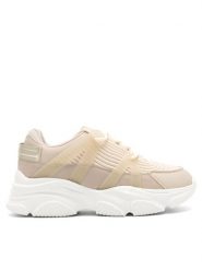 DeeZee Sneakersy FAY WAG1250009A Beżowy. Brązowe obuwie sportowe damskie DeeZee, z materiału, bez zapięcia. Za 139.99 zł.