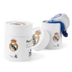 Skarpetki kibicowskie 3-pak zestaw prezentowy Real Madryt. Skarpetki damskie REAL MADRID, bez wzorów, z bawełny. Za 75.84 zł.
