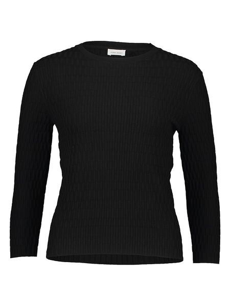 Gerry Weber Sweter w kolorze czarnym rozmiar: 46. Czarne swetry klasyczne damskie Gerry Weber, bez kołnierzyka. Za 122.38 zł.