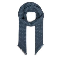 Chusta BOSS. Niebieskie chusty damskie Boss, bez wzorów. Za 449.99 zł.