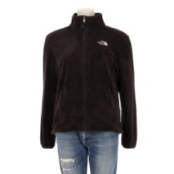 Second life - Kurtka polarowa TNF Black Osito dla kobiet - Jak nowy. Czarne kurtki damskie The North Face, m, bez wzorów, z materiału, bez kaptura. Za 211.46 zł.