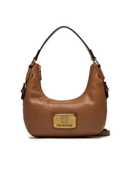 LOVE MOSCHINO Torebka JC4273PP0LKB0208 Brązowy. Brązowe torebki klasyczne damskie Love Moschino, ze skóry, bez dodatków. Za 499.99 zł.