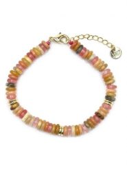 Luxenter Bransoletka z agatami rozmiar: onesize. Żółte bransoletki damskie Luxenter, srebrne. Za 86.99 zł.