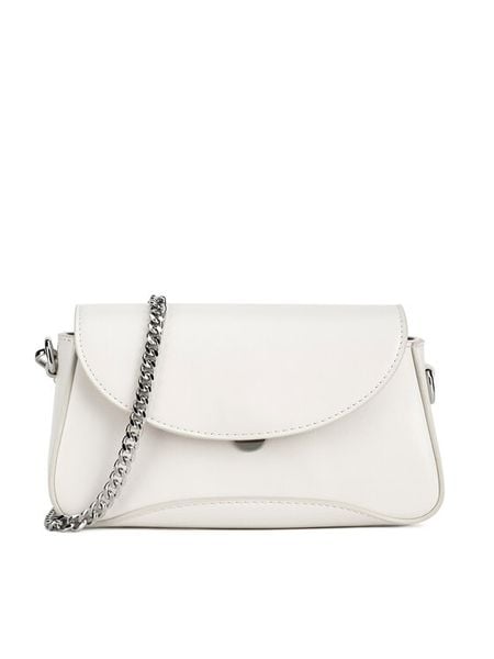 DeeZee Torebka MDP-L-012-06 Biały. Białe torebki wieczorowe damskie DeeZee, bez wzorów, z poliesteru, bez dodatków. Za 129.99 zł.