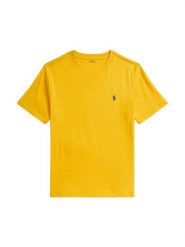 Polo Ralph Lauren T-Shirt 323832904504 Żółty Regular Fit. Żółte t-shirty i koszulki chłopięce Polo Ralph Lauren, bez wzorów, z bawełny, bez kołnierzyka, bez ramiączek. Za 219.99 zł.