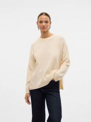 Vero Moda Sweter w kolorze beżowym rozmiar: S. Brązowe swetry klasyczne damskie Vero Moda, s, bez kołnierzyka. Za 116.45 zł.