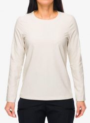 Bluza damska Houdini Cover Crew. Brązowe bluzy damskie Houdini, s, bez wzorów, z materiału, bez kaptura. Za 285.99 zł.