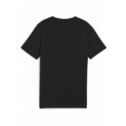 Młodzieżowa koszulka Essentials Block PUMA Black. Czarna bluzki damskie Puma, m, bez wzorów, bez kołnierzyka, bez ramiączek. Za 89.00 zł.