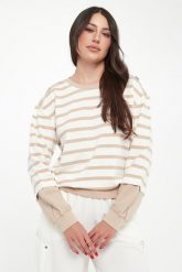 Bluza damska w paski LIU JO. Bluzy damskie Liu Jo, l, bez wzorów, bez kaptura. Za 519.00 zł.