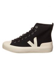 Veja Sneakersy "Campo" w kolorze czarnym rozmiar: 38. Czarne obuwie sportowe damskie Veja, za kostkę, bez zapięcia. Za 439.24 zł.
