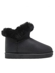 Nelli Blu Śniegowce CS-123C Czarny. Czarne kozaki dziewczęce Nelli Blu, bez wzorów, z materiału, bez obcasa, bez zapięcia. Za 119.99 zł.