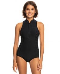 Dla Kobiety 1MM SWELL SERIES Czarny. Czarne kombinezony damskie Roxy, xs, bez wzorów, z elastanu, bez kołnierzyka, bez ramiączek. Za 449.99 zł.