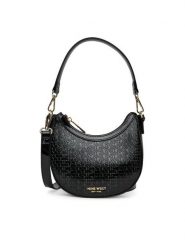 Nine West Torebka GLAR1 Czarny. Czarne torebki klasyczne damskie Nine West, z materiału, bez dodatków. Za 169.99 zł.