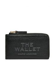 Marc Jacobs Portfel The Leather Top Zip Multi 2S4SMP010S02 Czarny. Czarne portfele damskie Marc Jacobs, bez wzorów, ze skóry. Za 539.99 zł.