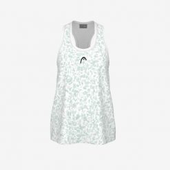 Koszulka bez rękawów damska AGILITY Tank Top. Niebieskie koszulki damskie Head, bez wzorów, bez kołnierzyka, bez ramiączek. W wyprzedaży za 182.00 zł.