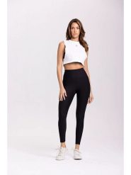 Onamaste Top sportowy "Deb" w kolorze białym rozmiar: L/XL. Białe koszulki sportowe damskie Onamaste, l, bez wzorów, z bawełny, bez ramiączek, outdoorowe. Za 77.95 zł.