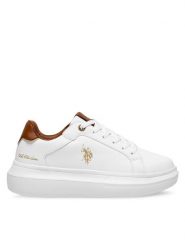 U.S. Polo Assn. Sneakersy CHELIS001A Biały. Białe obuwie sportowe damskie U.S. Polo Assn., z syntetyku, bez zapięcia. Za 249.99 zł.