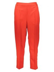 Kaffe Spodnie chino "Sakura" w kolorze koralowym rozmiar: 40. Czerwone spodnie materiałowe damskie Kaffe, bez wzorów. Za 104.64 zł.