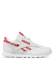 Reebok Sneakersy Classic Leather Shoes HP9521 Biały. Białe buty sportowe dziewczęce Reebok, z materiału, bez zapięcia. Za 169.99 zł.