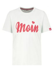 Eight2Nine Koszulka w kolorze jasnozielono-czerwonym rozmiar: XXL. Czerwone bluzki damskie Eight2Nine, xxl, bez wzorów, z bawełny, bez kołnierzyka, bez ramiączek. Za 74.11 zł.