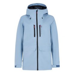 Damska kurtka narciarska Protest Moose. Niebieskie kurtki damskie Protest, na zimę, bez wzorów, bez kaptura. W wyprzedaży za 985.00 zł.