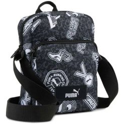 Torba Puma Academy Aop Portable -run 1.5L. Czarne torby sportowe Puma, bez wzorów, z materiału. Za 190.00 zł.